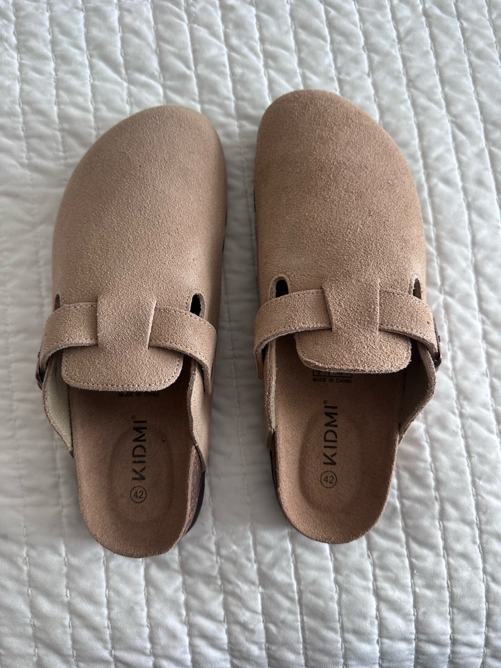 Kidmi Genuine Suede Clogs Size 10